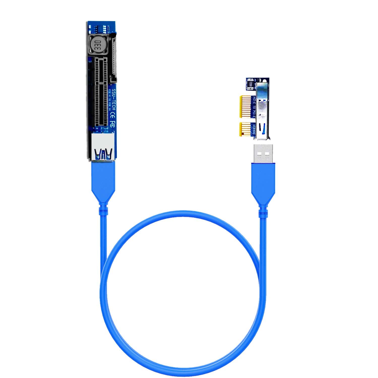 Pcie Riser Cable - PCIe 3.0 X1 to X4 Riser