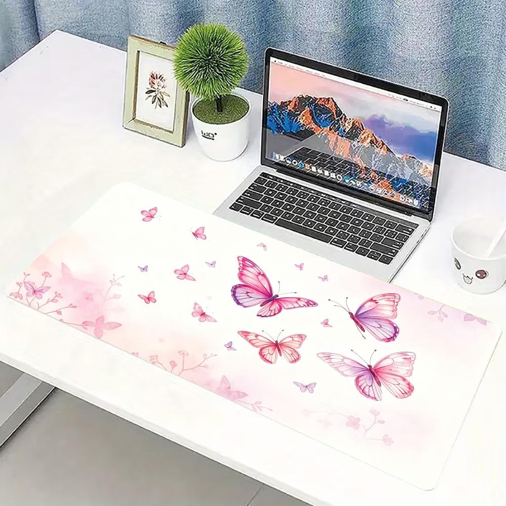 Watercolor Pink Butterfly Larg - Pc Gaming Pink ulasan dan harga