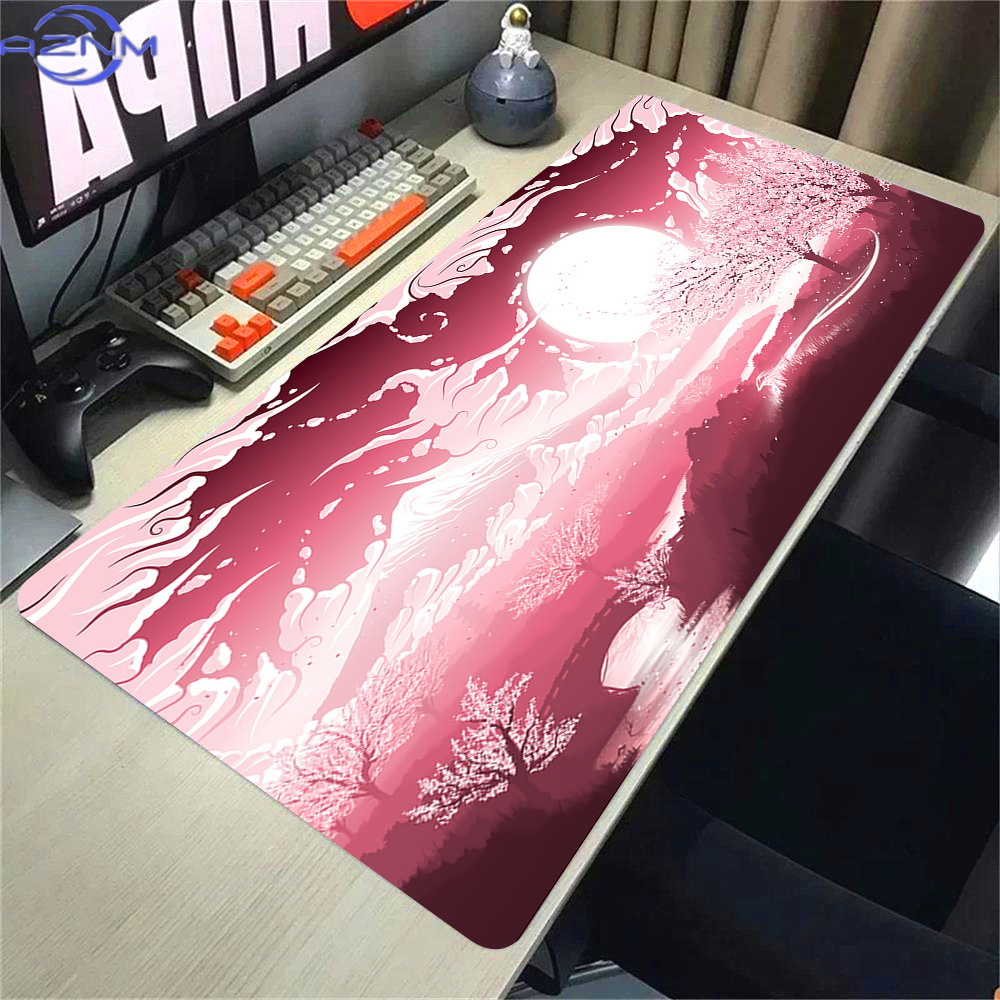 Pink Sakura Anime Mousepad Lan - Pc Gaming Pink ulasan dan harga