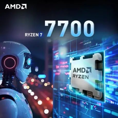 New AMD Ryzen 7 7700 Processor - Pc Gaming Cpu ulasan dan harga