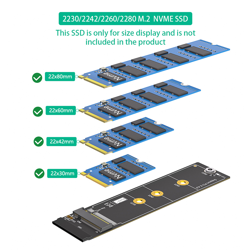 30CM M.2 NVME 4.0 Extension Ca - Pcie Riser Cable ulasan dan harga