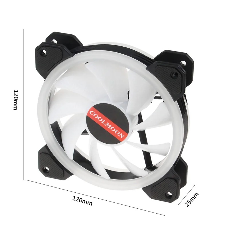 120mm RGB Quiet Adjustable PC  - Pc Gaming Cpu ulasan dan harga