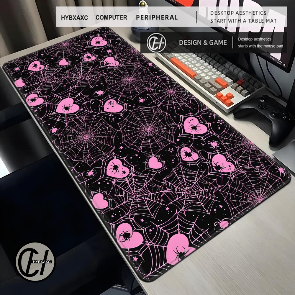 90x40 White or Pink Spiderweb  - Pc Gaming Pink ulasan dan harga