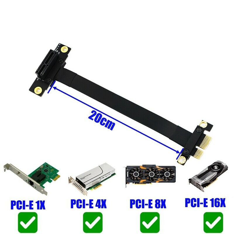 90 Degree Pci-E Pci Express 1X - Pcie Riser Cable ulasan dan harga