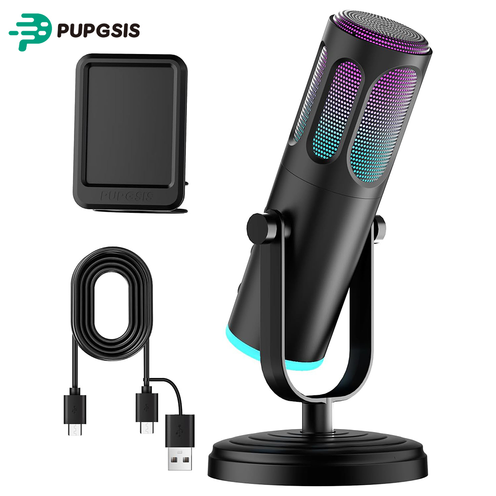 PUPGSIS USB PC Microphone, Gam - Pc Gaming Discord ulasan dan harga