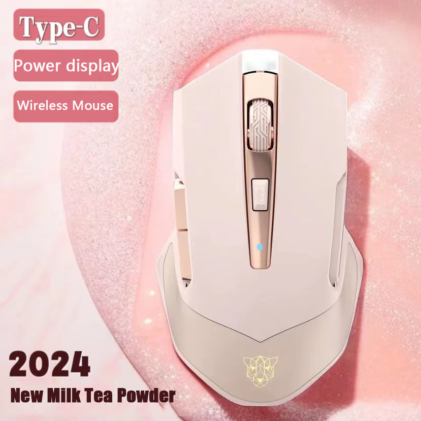 2024 New 2.4G Wireless Mouse T - Pc Gaming Pink ulasan dan harga