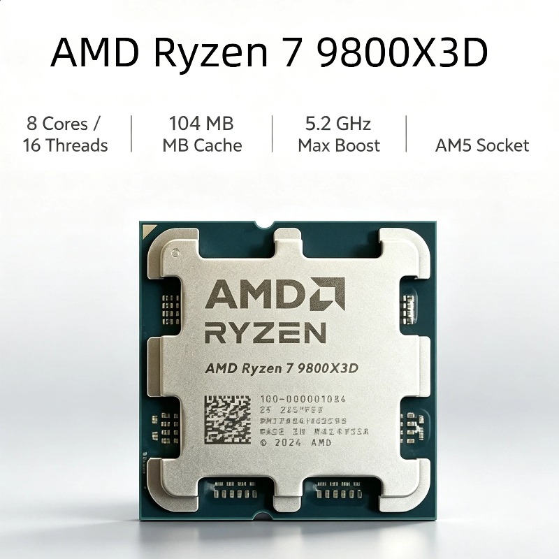 AMD Ryzen 7 9800X3D Content Cr - Pc Gaming Cpu ulasan dan harga