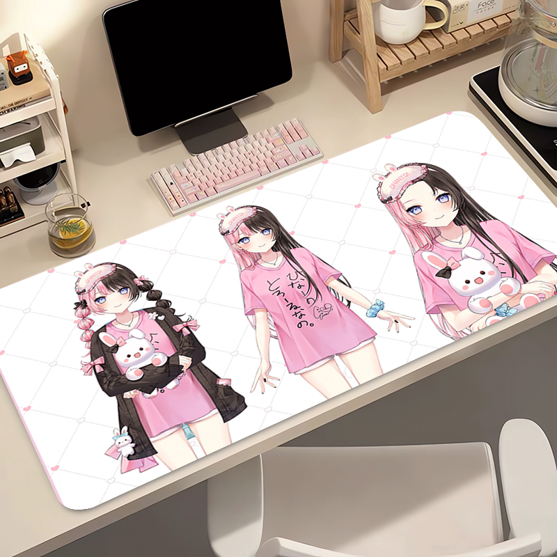 Gaming Mousepad VSPO Hinano Ta - Pc Gaming Pink ulasan dan harga