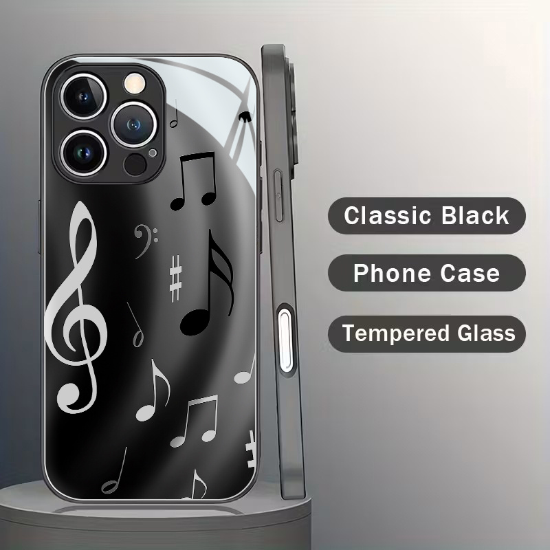 Phone case - On the black temp - Pc Case Tempered Glass ulasan dan harga