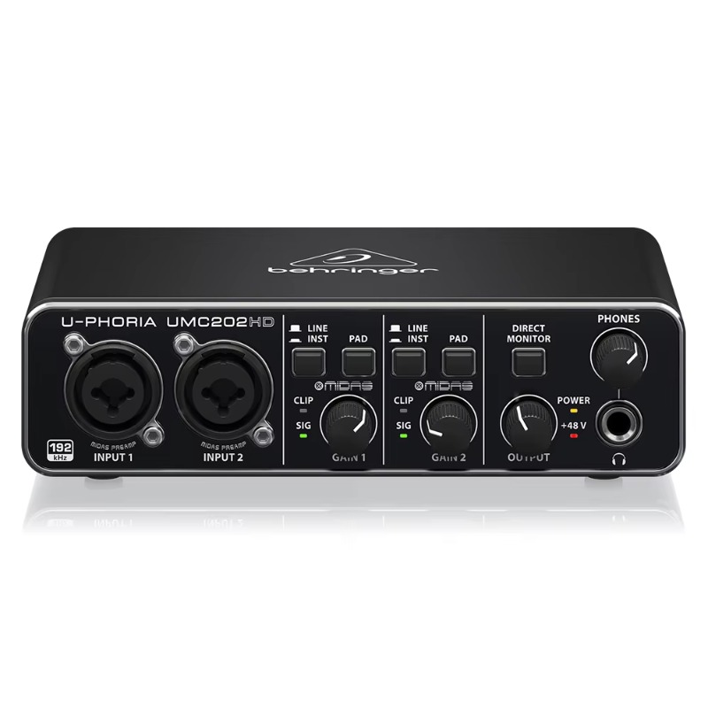 2026 Behringer U-Phoria UMC202 - Sound Card Usb ulasan dan harga